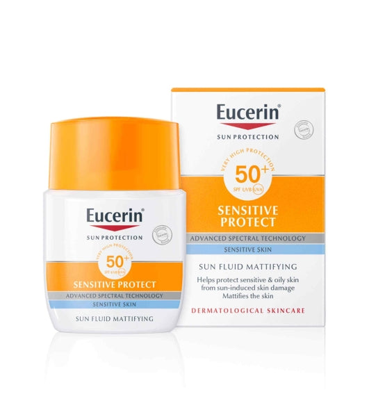 Eucerin Sensitive Protect Sun Fluid Mattifying SPF50+ 1.75oz